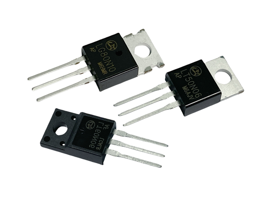 MOSFET de baja tensión de 100 V con material de silicio y certificación RoHS