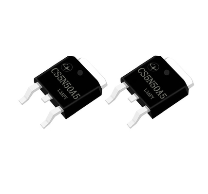 TO-252 Montaje de superficie Semiconductor de alta potencia 5A 500V 1.33Ω Para secador de pelo