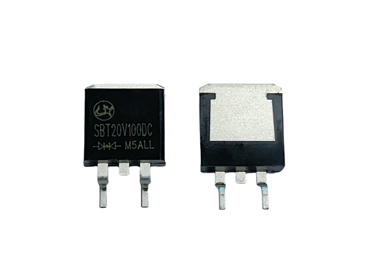 20A100V Cantidad de superficie baja VF Schottky TO-263 SBT20V100DC Para el adaptador de alimentación