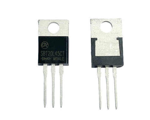 Diodos Schottky de baja frecuencia 20A45V SBT20L45CT para fuentes de alimentación de modo conmutado en miniatura