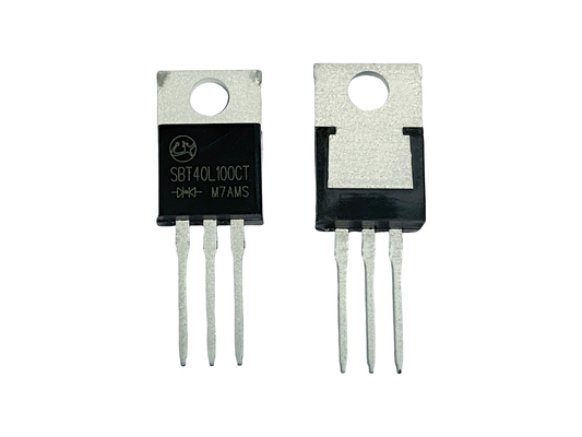 40A100V SBT40L100CT Velocidad de conmutación rápida baja VF Schottky para suministro de energía