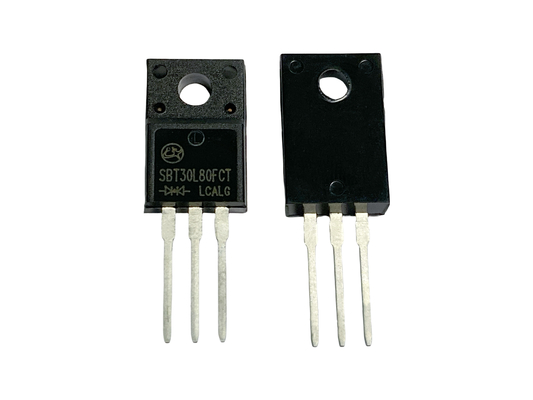 30A80V SBT30L80FCT TO-220F Diodos Schottky de baja frecuencia de baja eficiencia para fuentes de alimentación