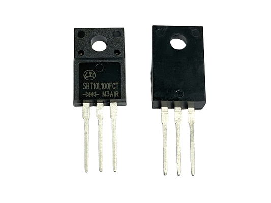 10A100V SBT10L100FCT Tiempo de recuperación inverso bajo para la baja tensión hacia adelante para la fuente de alimentación