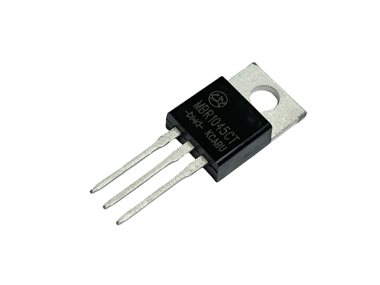10A45V MBR1045CT Diodos de barrera Schottky de baja tensión VF para adaptadores