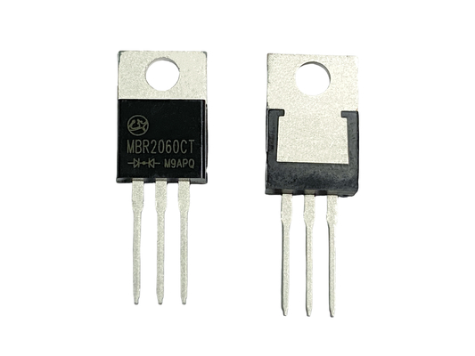 Diodos de barrera de Schottky de 20A60V MBR2060CT con baja tensión de VF hacia adelante