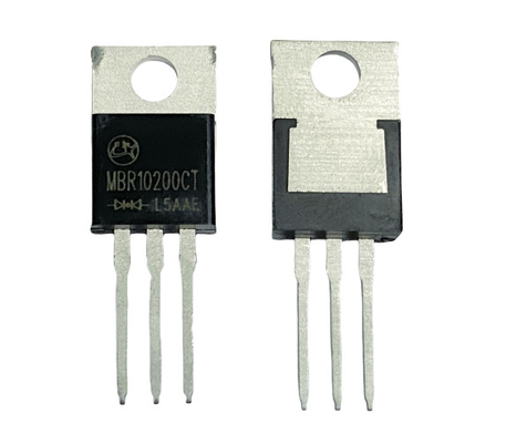10A200V MBR10200CT Diodos Schottky Velocidad de cambio rápida hasta 220AB