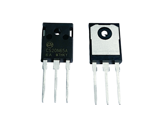 20A650V CS20N65A6 MOSFET de alto voltaje de canal N 100% Probado en avalancha