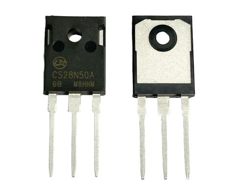 28A500V CS28N50A6 MOSFET de alto voltaje de ruptura para la fuente de alimentación en modo interruptor