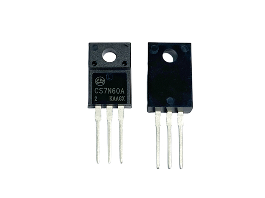 7A600V Alta tensión de ruptura Mosfet CS7N60A2 a 220F con bajo Ciss