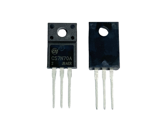 7A700V TO-220F CS7N70A2 HV MOSFET para la fuente de alimentación del modo de interruptor de control del motor