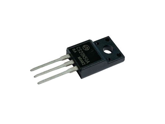 20A500V MOSFET de alto voltaje tipo N CS20N50A8 TO-220F para fuentes de alimentación