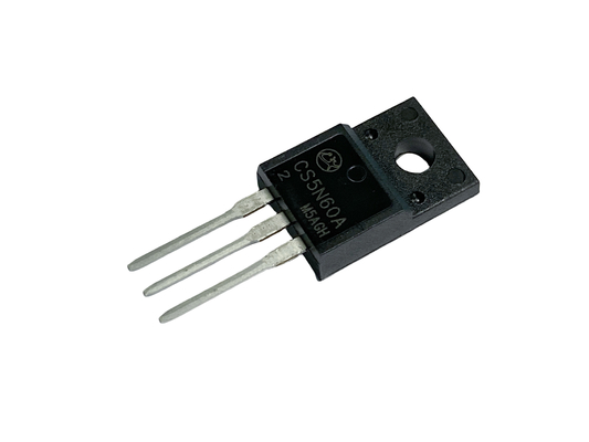 5A600V CS5N60A2 Mosfet de alta velocidad de conmutación para fuentes de alimentación de modo de conmutación