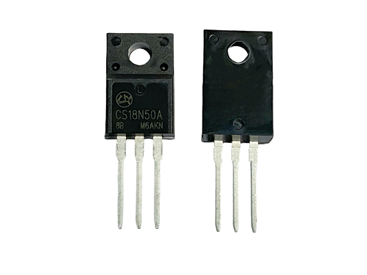 18A500V CS18N50A8 TO-220F Mosfet de alto voltaje de marco grueso para suministro de energía ininterrumpido