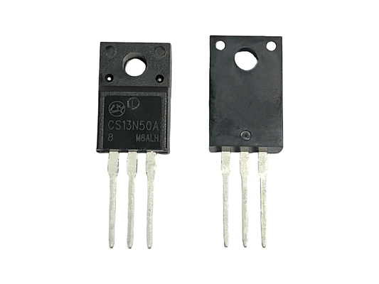 13A500V CS13N50A8 TO-220F Marco grueso Mosfet de alto voltaje baja resistencia de encendido