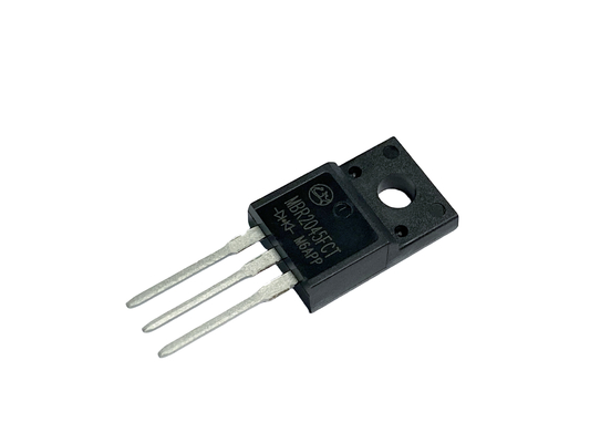 Fuente de alimentación de interruptores de alta frecuencia de 20A 45V Diodos de barrera Schottky para conectores de CC/DC a bordo MBR2045FCT