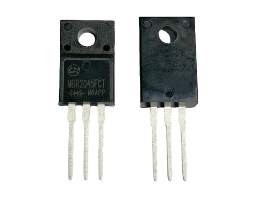 Fuente de alimentación de interruptores de alta frecuencia de 20A 45V Diodos de barrera Schottky para conectores de CC/DC a bordo MBR2045FCT