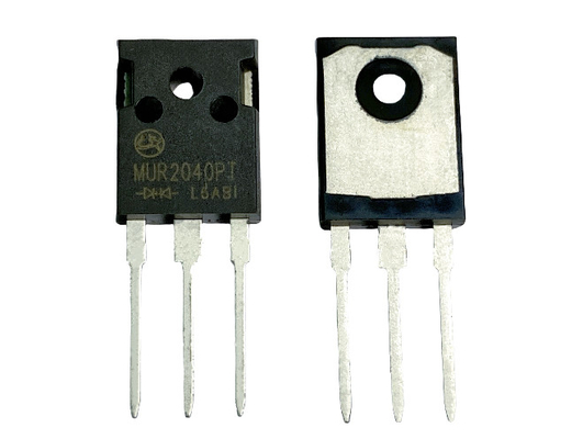 20A400V MUR2040PT TO-247 Confiabilidad Diodos de recuperación rápida Circuitos de ultra alta frecuencia