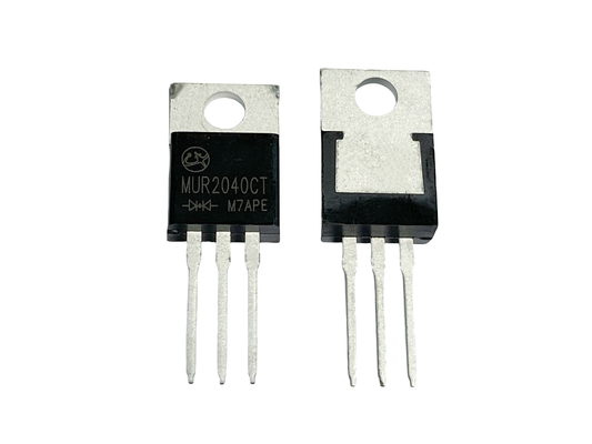 Diodo de recuperación Rohs de 15-35ns Compatible con capacidad de conmutación de velocidad estable MUR2040CT