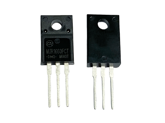 Diodos de recuperación rápida de 16A600V para las configuraciones de paneles solares MUR1660FCT