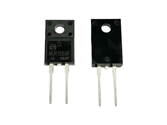 Diodos de recuperación rápida y duraderos con tiempo de recuperación ultra alto hasta 220FAC MUR1560F