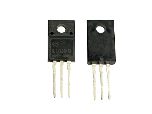 VF ultra bajo 30A 200V HBT30L200FCT TO-220F Schottky para comunicaciones inalámbricas