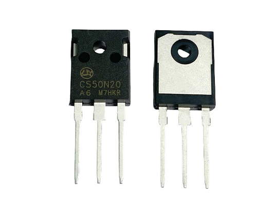 50A 200V Baja tensión de la puerta Mosfet Alta eficiencia