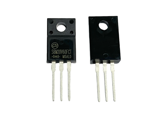 20V600A Diodos Schottky de baja frecuencia de alta corriente para iluminación LED SBM20V60FCT TO-220F